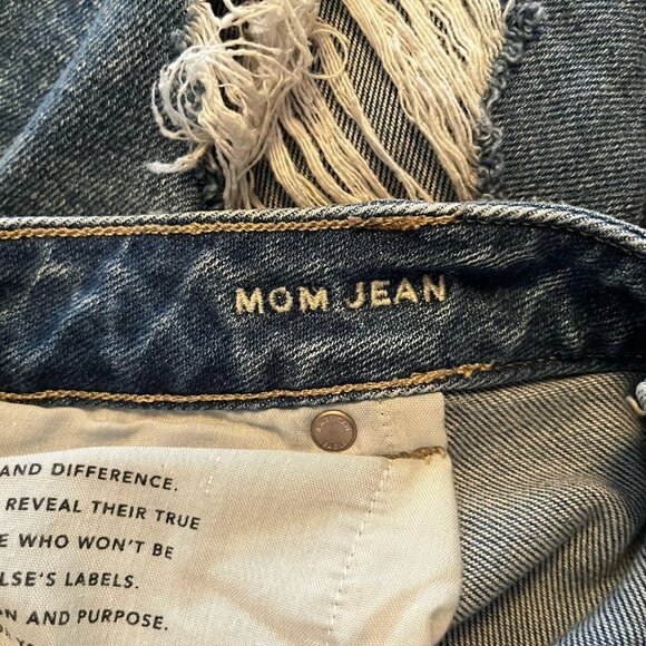American Eagle Size 20 Mom Jeans - Super Distressed - Picture 5 of 8